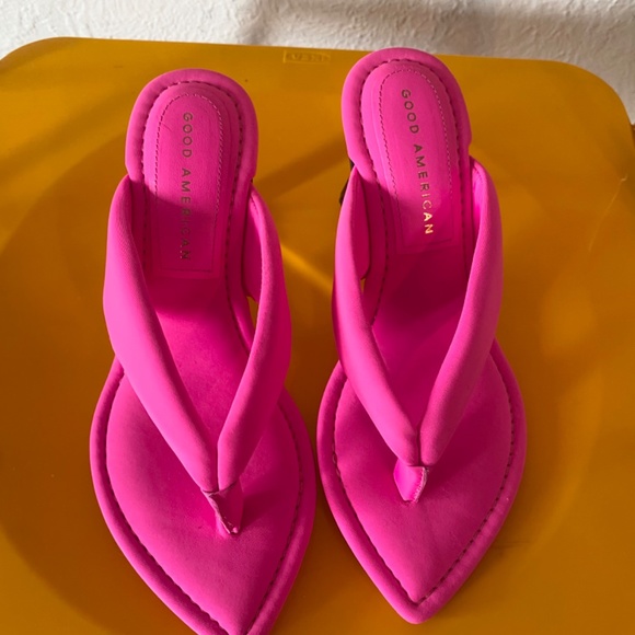 Good american clear heel sandals - Picture 2 of 7